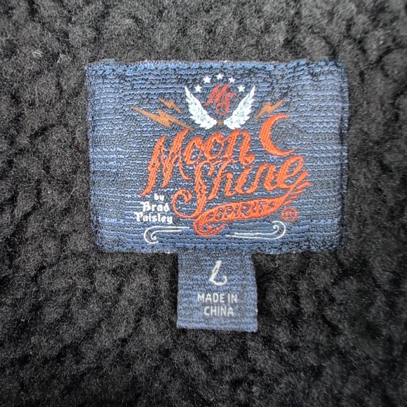 NWT Moonshine Spirit Countryman Vest Mens Large  Sherpa Lined Wool Buffalo Check - Picture 6 of 11